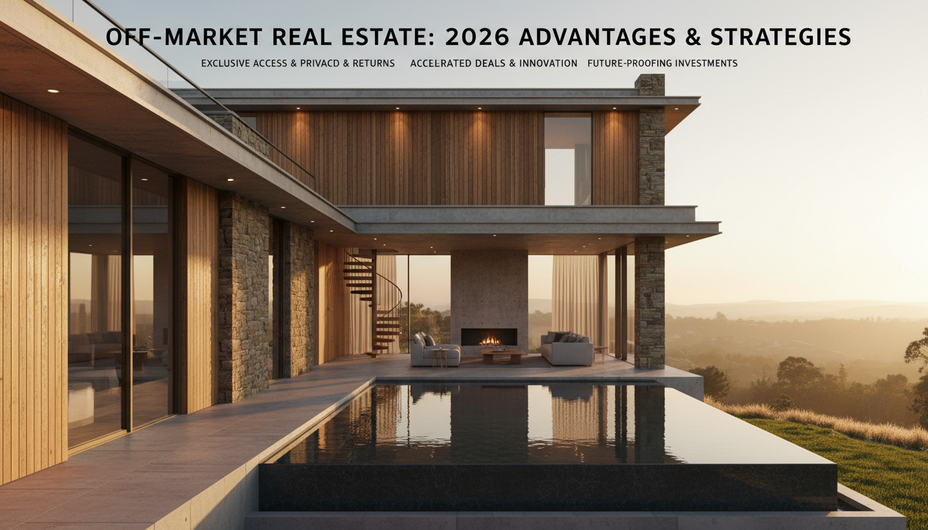 découvrez les avantages et stratégies clés de l'immobilier off market en 2026 pour réussir vos investissements en toute discrétion et maximiser vos opportunités.
