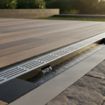 découvrez comment choisir le débit adapté, poser correctement et assurer l'étanchéité de votre caniveau de terrasse pour une évacuation efficace des eaux.
