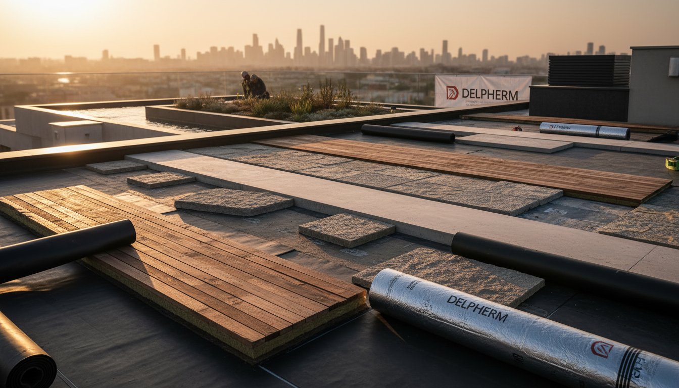 delpherm, spécialiste en étanchéité de toiture et isolation thermique, garantit des solutions durables pour protéger et améliorer l'efficacité énergétique de votre bâtiment.