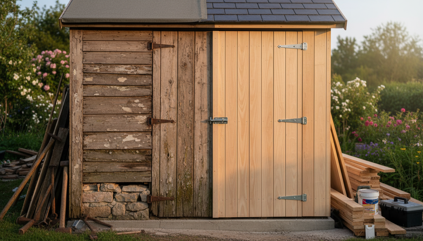 découvrez s'il est plus économique de réparer ou de remplacer votre abri de jardin en analysant les coûts, avantages et inconvénients de chaque option.