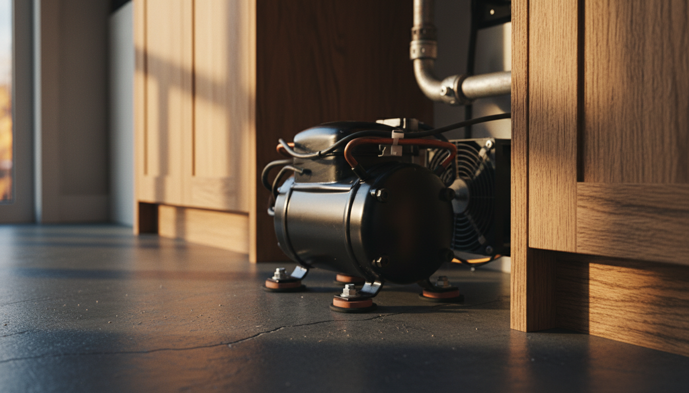 découvrez comment identifier les causes des bruits de votre frigo, en particulier les vibrations du compresseur, et apprenez des astuces simples pour les réparer efficacement.