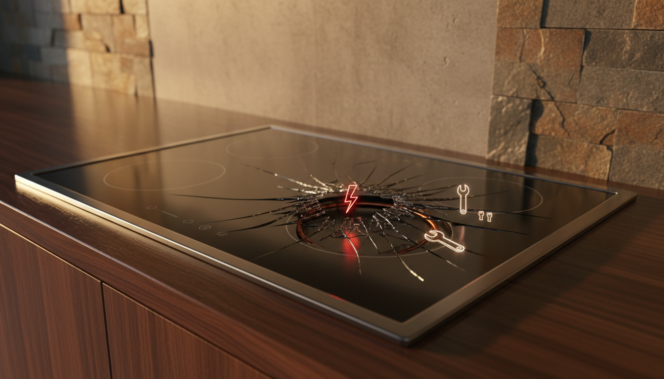découvrez les dangers liés à une plaque induction fendue, les risques d'électrocution associés et les solutions possibles pour réparer votre appareil en toute sécurité.