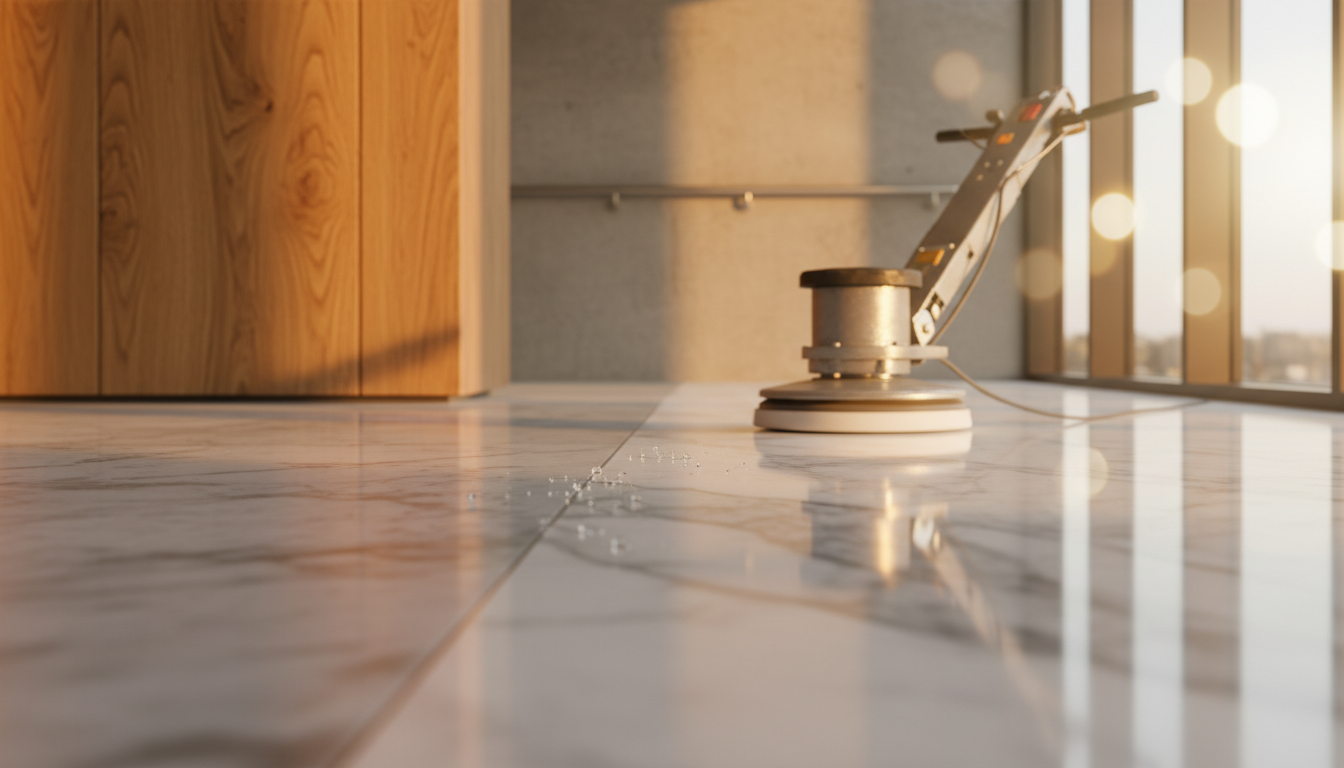 découvrez la technique de cristallisation des marbres pour redonner de la brillance et restaurer l'éclat naturel de vos surfaces en marbre.