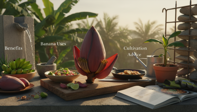 découvrez les bienfaits de la fleur de bananier, ses utilisations en cuisine et des conseils pratiques pour la cultiver avec succès.