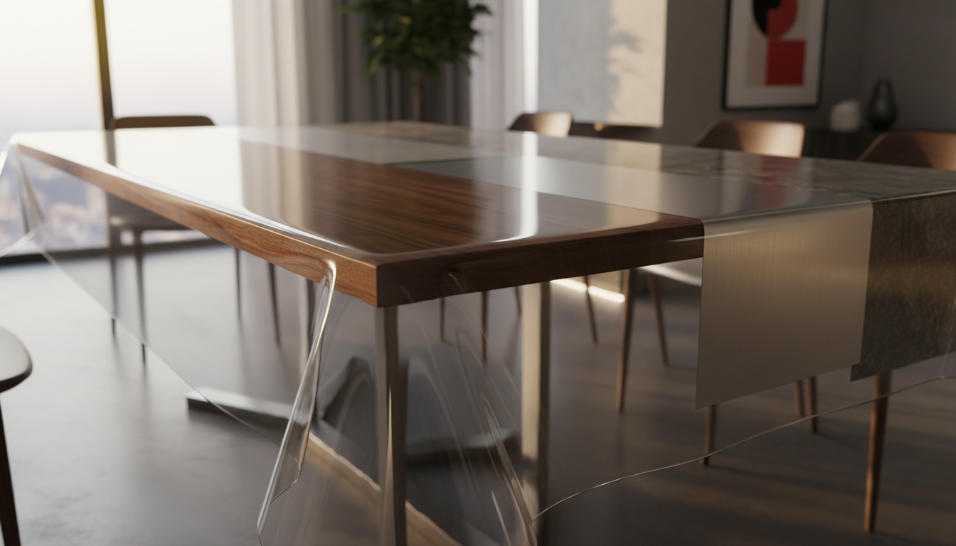découvrez notre guide d'achat complet pour choisir une nappe transparente épaisse et protéger efficacement votre table tout en conservant son élégance.