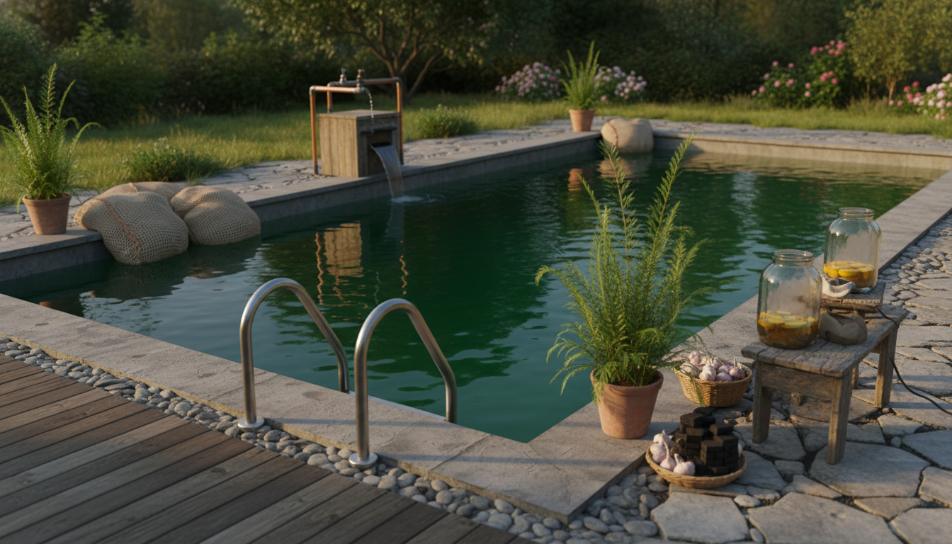 découvrez 5 remèdes de grand-mère efficaces pour retrouver une eau de piscine claire et débarrassée du vert. astuces naturelles et simples pour une piscine saine toute l'année.