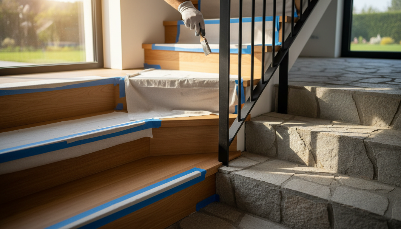 découvrez nos étapes détaillées et conseils pratiques pour peindre votre escalier en bois et obtenir un rendu professionnel impeccable.