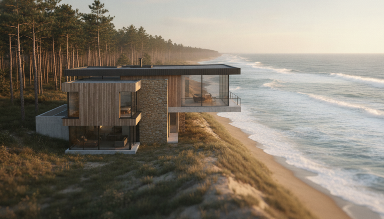 découvrez cette charmante maison à vendre dans les landes, idéalement située entre la forêt de pins et l'océan atlantique. un cadre naturel exceptionnel pour un cadre de vie paisible et ressourçant.